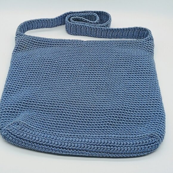 The Sak Blue Woven Bucket Bag - Picture 2 of 7